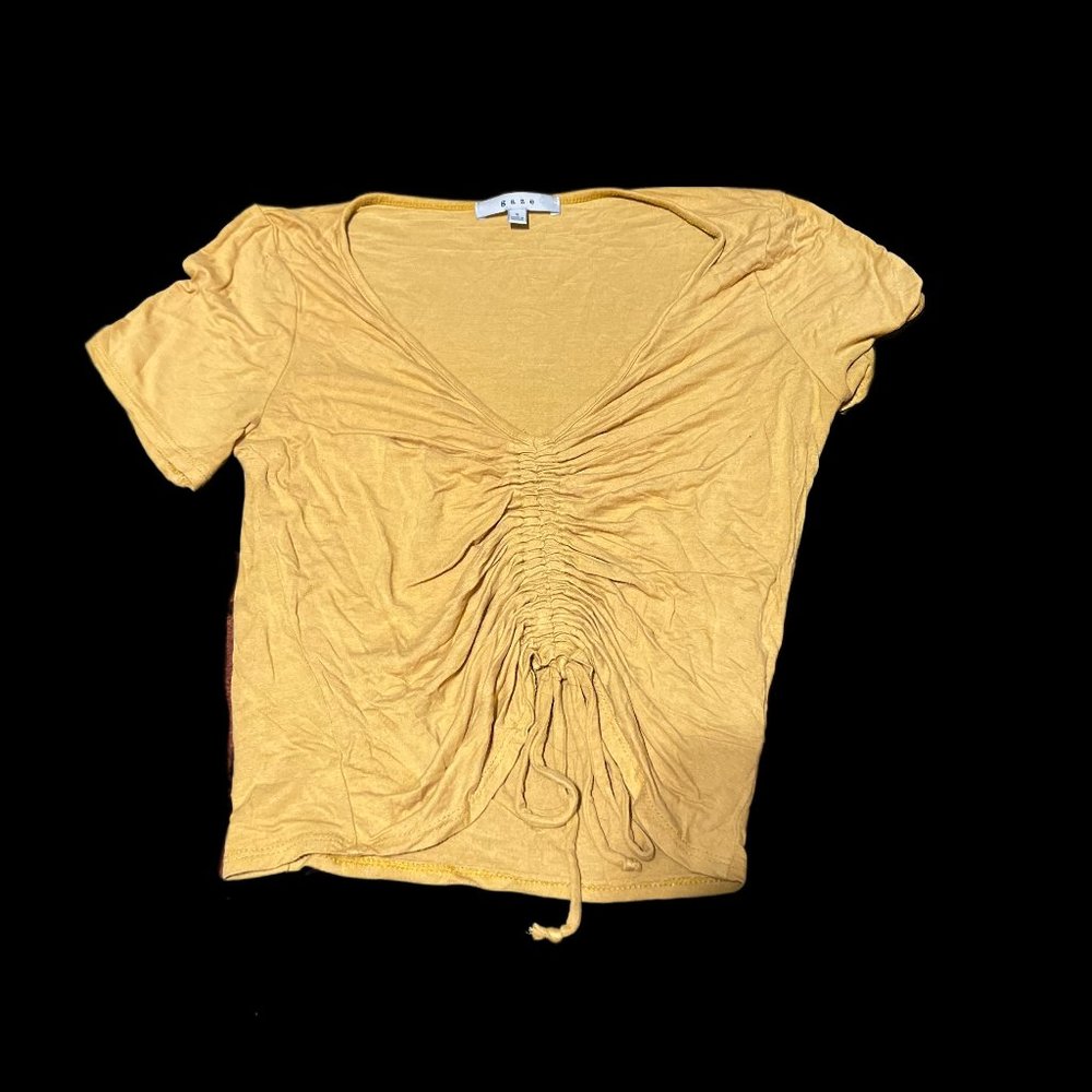 Yellow Crop Top
